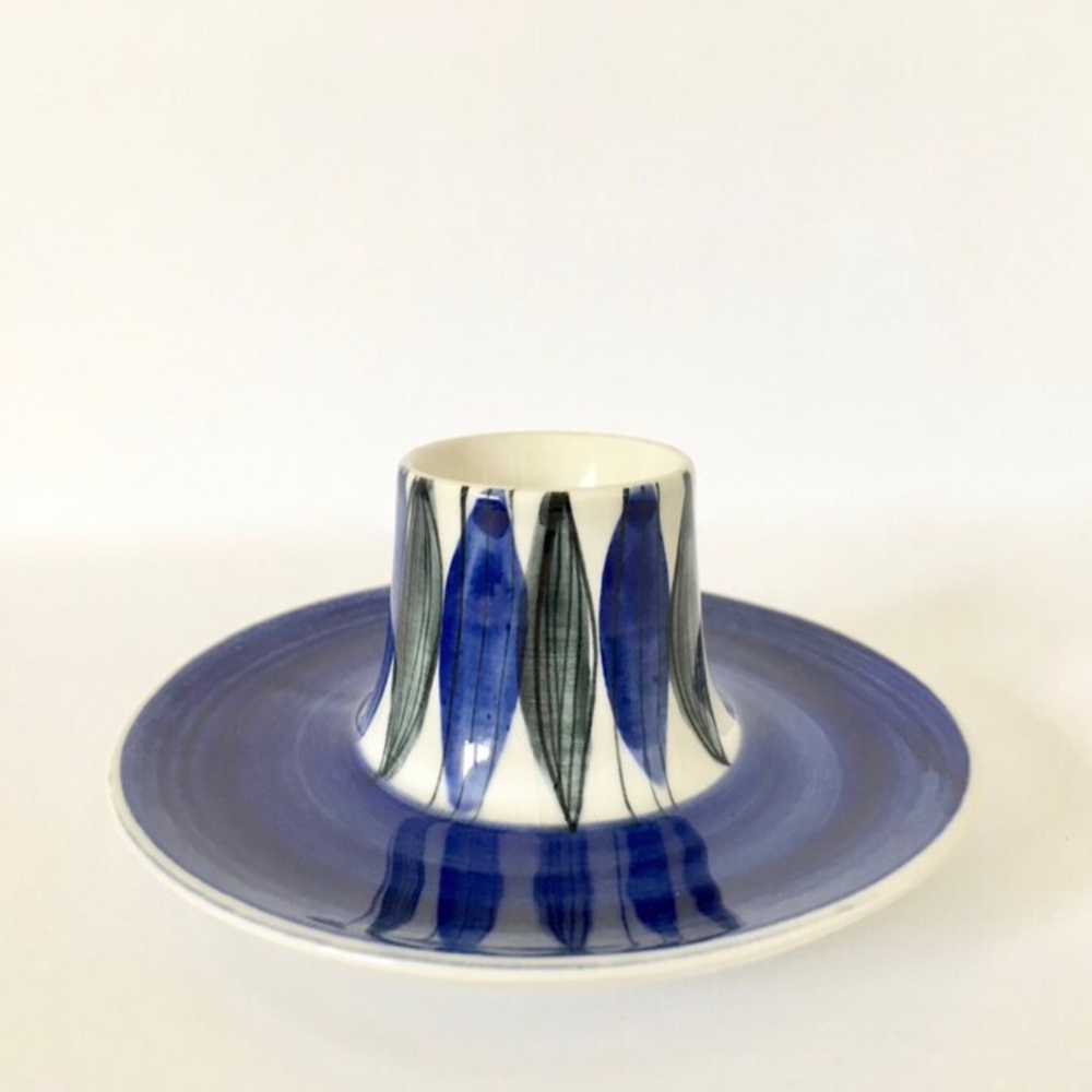 Vintage Danish Scandinavian Modern Jersey Pottery Egg Cup Mid Century England UK
